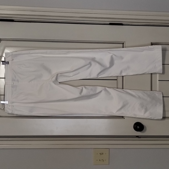 Lauren Ralph Lauren Hi Waist Size 10 White Trouser Pant - Picture 4 of 12